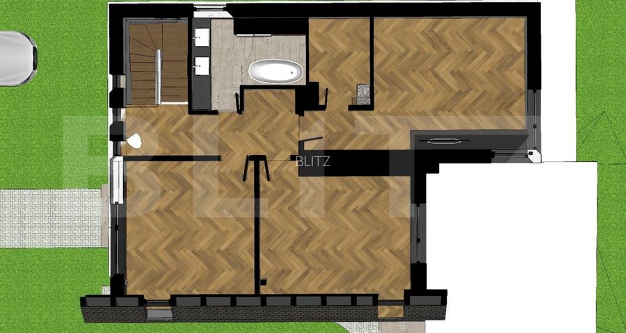 Casa ideal locuit 4 camere teren mare , zona excelenta Cristian - 9