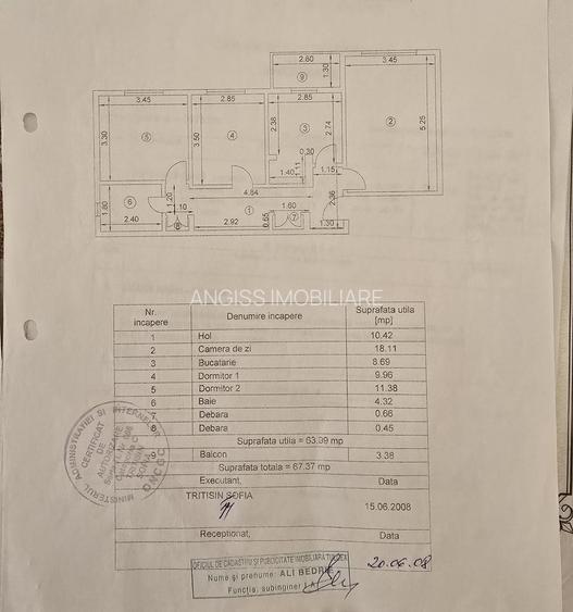 Apartament 3 camere cu BALCON - CARTIER E3 - 12