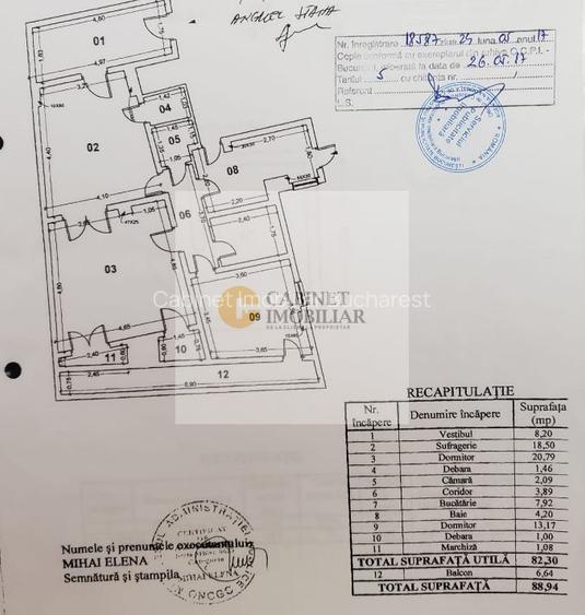 3 camere |  Etaj 3 |  Cismigiu I 88 mp - 9