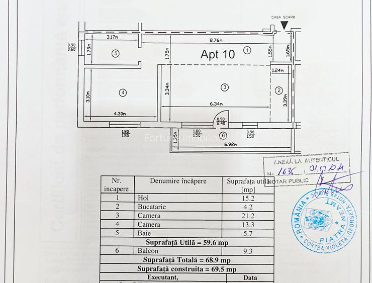 Apartament 2 camere decomandate, etaj 2, loc de parcare, bloc nou, zona Fermelor - 12