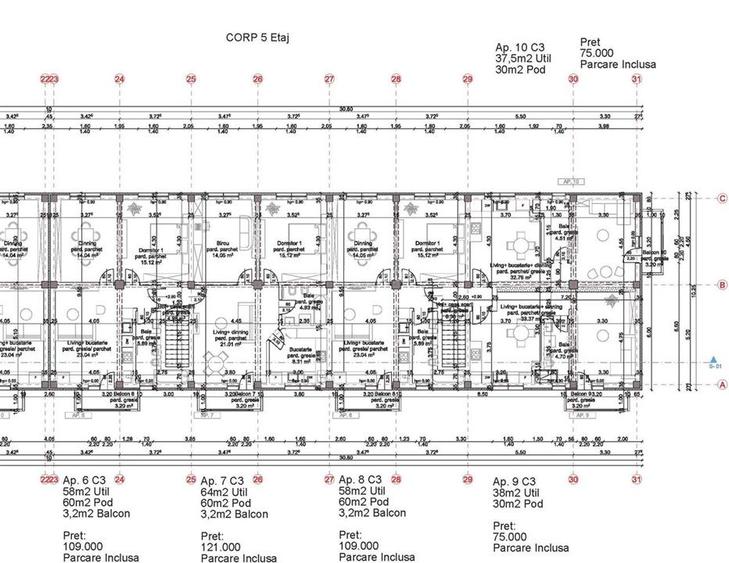 Apartamente direct de la dezvoltator de la 75000 euro cu TVA inclus - 15