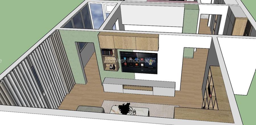 Freidorf | 3 camere | Decomandat | Centrala proprie | 2 bai | 2 balcoane - 3