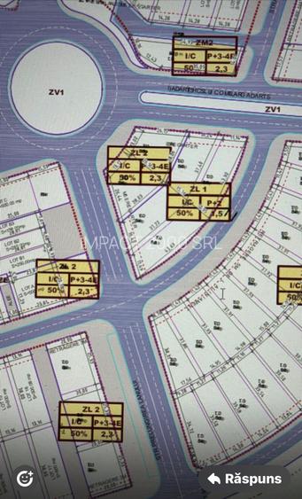 Teren cu autorizatie de constructie P+2 zona Veterani - 4