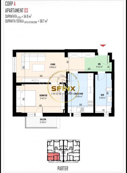 Ap. 2 camere || Curte + Loc de parcare - 7
