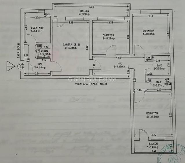 4 camere 89mp Zona City Park Loc Parcare - 5
