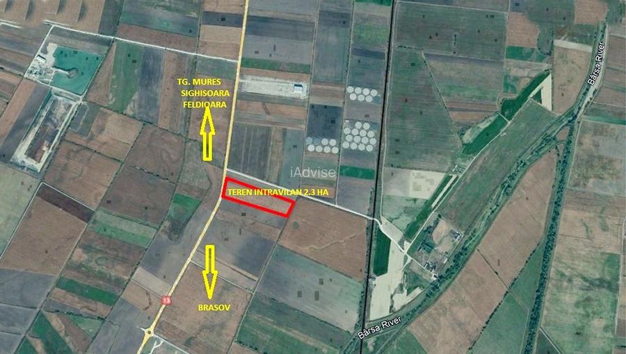 Teren cu front la DN13 spre Feldioara. - 2