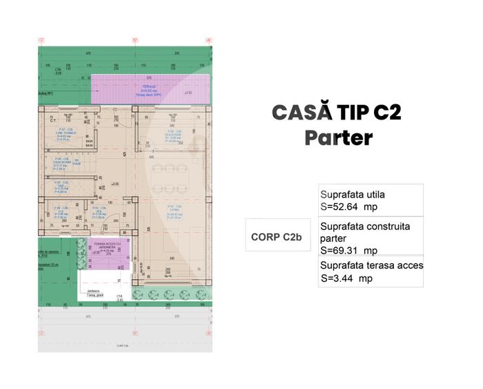 Casa tip duplex noua, curte proprie 30 mp, Popesti Leordeni, Strada Astrelor  - 5
