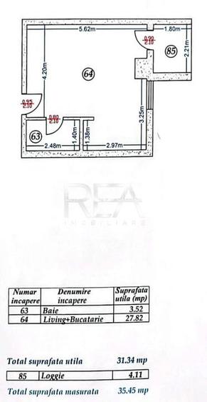 Garsoniera Alba Iulia, centrala, et. 1, an 2016, 35 mp - 7