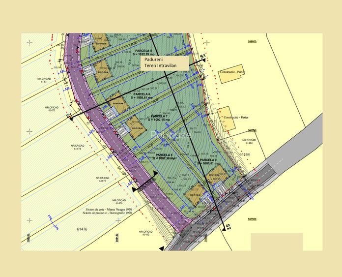 Parcele de 1000mp cu PUZ in curs de constituire Padureni COMISION 0% - 3