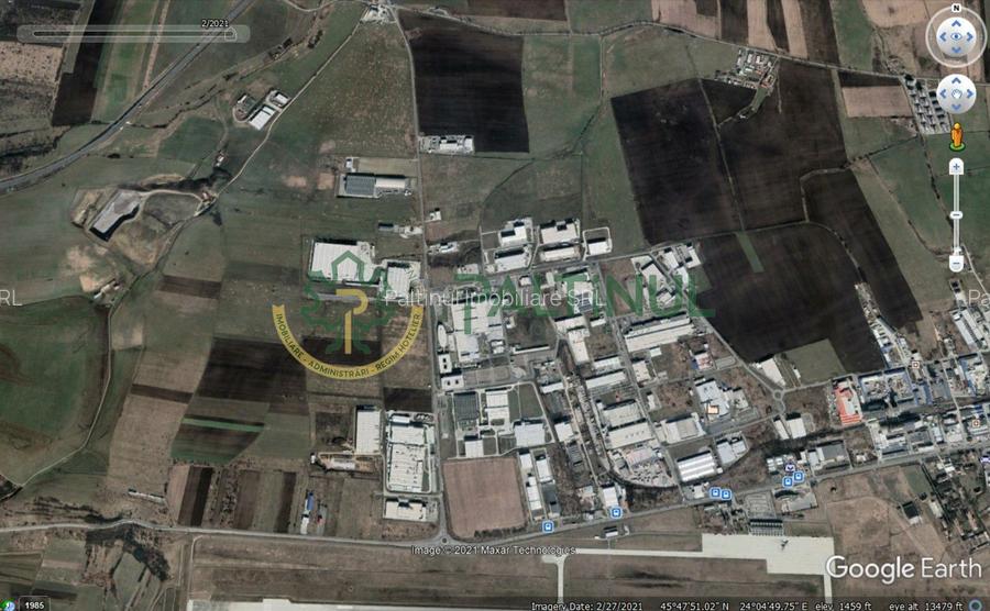 Teren industrial, 7844 mp, PUZ, zona de Vest - Aeroport, Sibiu - 2