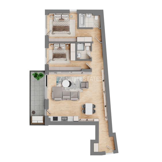 Arhitectură modernă. Locație cu poveste - L'Atelier 52 - 3 camere de vanzare - 1