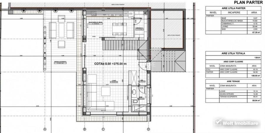 Casa moderna, zona SunGarden, pompe de caldura, scaldata in lumina naturala - 3