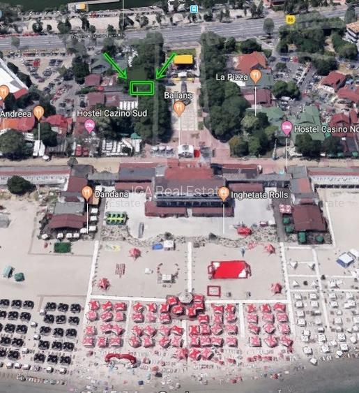 Teren cu vad comercial in Piateta Hotel Cazino Mamaia / POT 70% - CUT 4 - 3