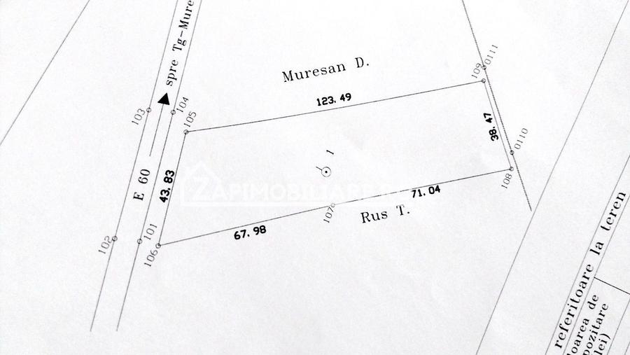 Teren 5800 mp,150m de Aeroport deschidere 58m la E60,20 euro - 4