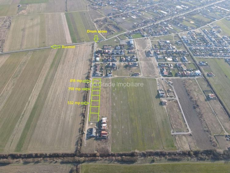 Parcele 3 bucati 532mp 798mp 818mp Mosnita Noua - 3