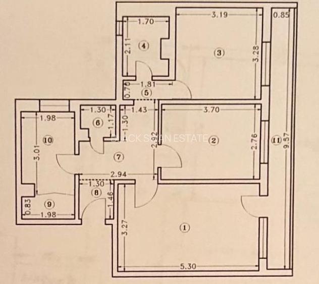Apartament 3 camere sos. Giurgiului - 2