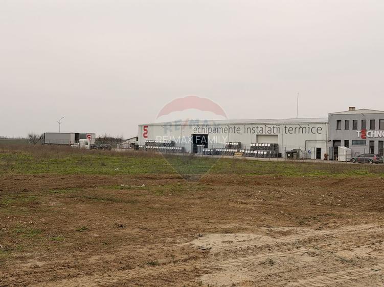 Teren 7,868mp, Aeroportul Oradea / DN E71/viitorul sens giratoriu - 5