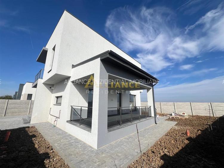 Vila moderna - P+1E- 3 dormitoare - 115 mp utili - teren 364 mp - 3