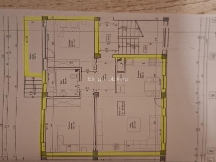 Apartament cu 3 camere, 67 mp, gradina, parcare, zona Tineretului - 12