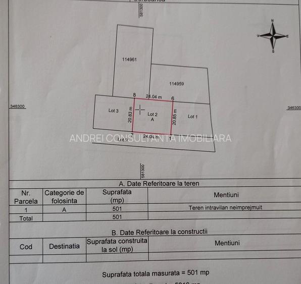 Vanzare teren intravilan cu utilități in Corbeanca zona cu case construite - 4