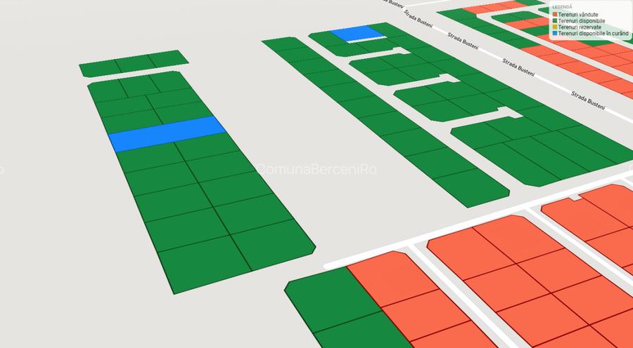 Loturi Intravilan In Rate Com Berceni | utilitati: curent | #UG18 - 3