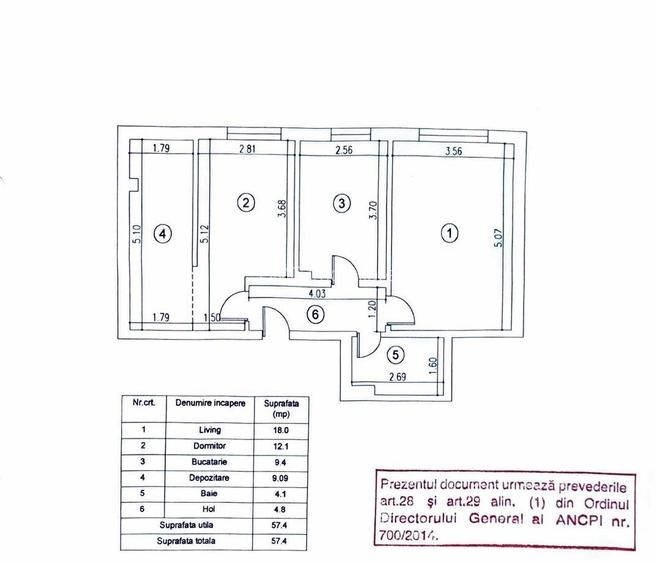 Apartament 2 camere + parcare Rahova. Teius. Sos Alexandriei N1 - 7