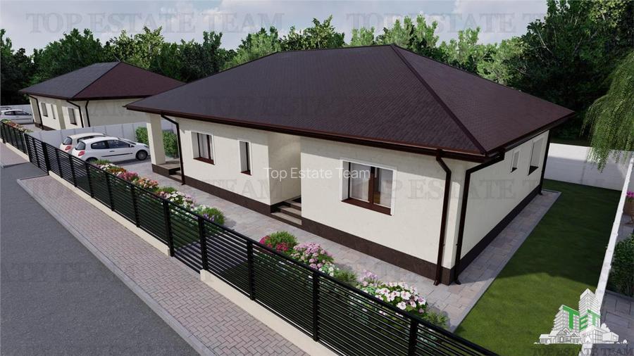 Casa parter 4 camere incalzire in pardoseala in Domnesti - 5