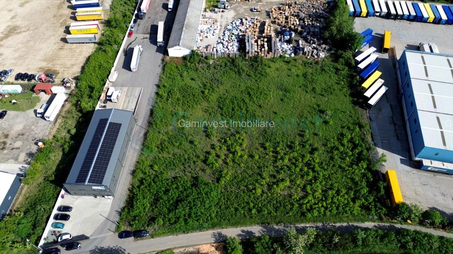 Teren industrial de 8000mp  si front de 90 m de vanzare langa Oradea, Bors - 4