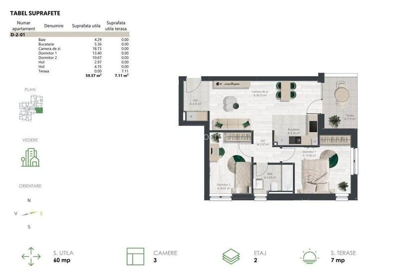 Apartament 3 camere- Lipovei - Decembrie 2025 - 1