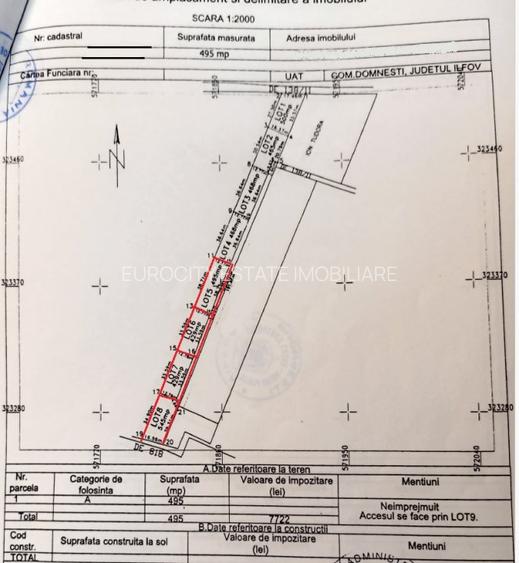 Domnesti - Ciutaci, vanzare 4 loturi de teren intravilan - 9