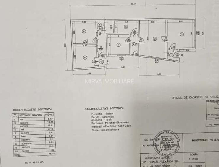 Casă 3 camere de închiriat, zona Centrală–ideală pentru salon/birouri - 22