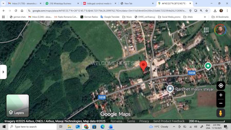 Teren intrav 2000 mp,  casa GRATIS,Padurea Snagov, asfalt, utilitatile racordate - 2