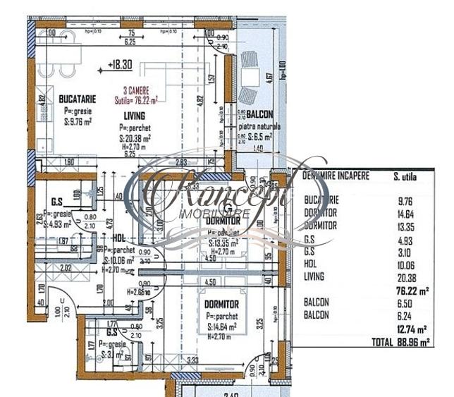 Apartament nou cu 2 balcoane in Marasti - 5