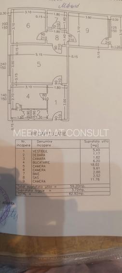 Apartament spatios cu 3 camere,Centrala proprie.Parcare.Brancoveanu Metrou! - 9