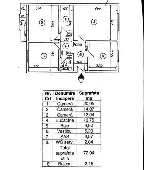 Mall Vitan - Foisorului - Apartment 3 camere decomandat, mobilat - 13