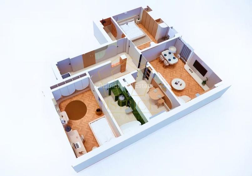 Apartament deosebit cu 3 camere | Terasa 66mp | Lipovei - 10