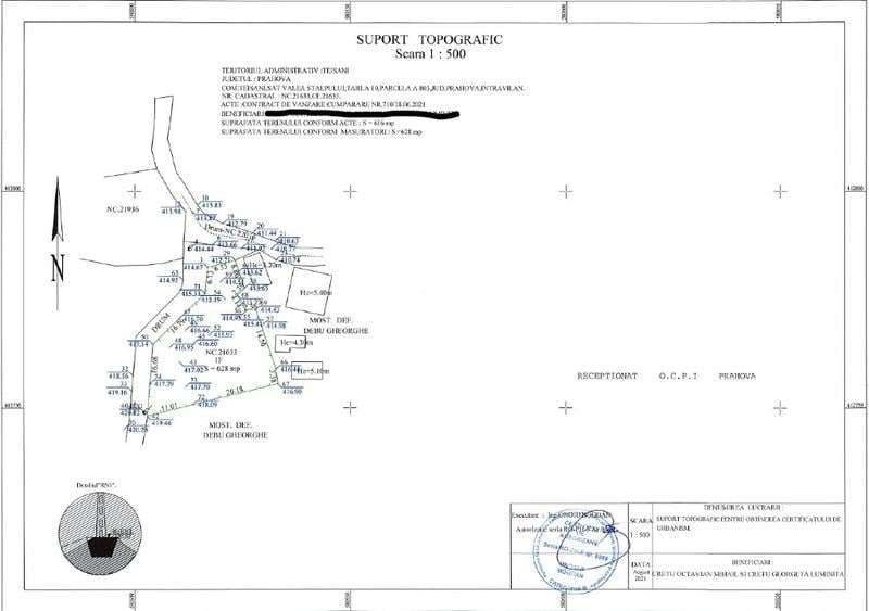 Teren intravilan 628 mp, Valenii de Munte - Teisani - 10