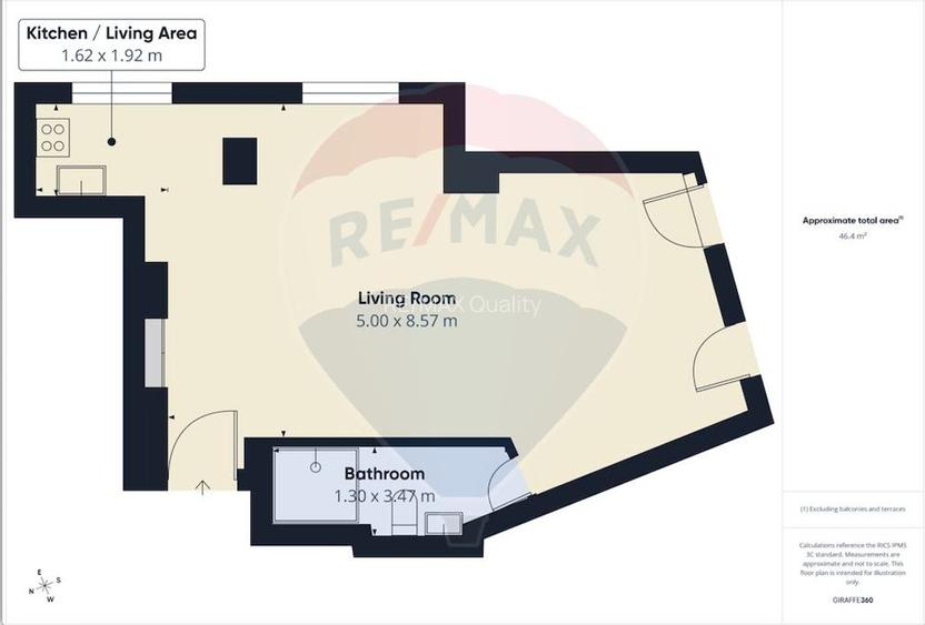 Apartament cu 2 camere de vanzare in zona Calea Victoriei - 9