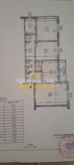 Etaj 1/Apartament 3Camere Decomandat -70mp!/2Bai-Bloc din 1982-Nicolina! - 9