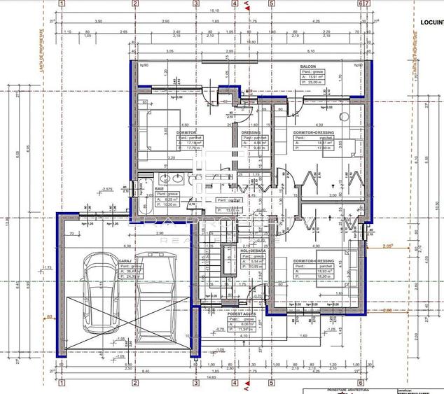 Casă individuală- LA CHEIE-INTABULATA-  teren 815mp, garaj - Șelimbăr - 2
