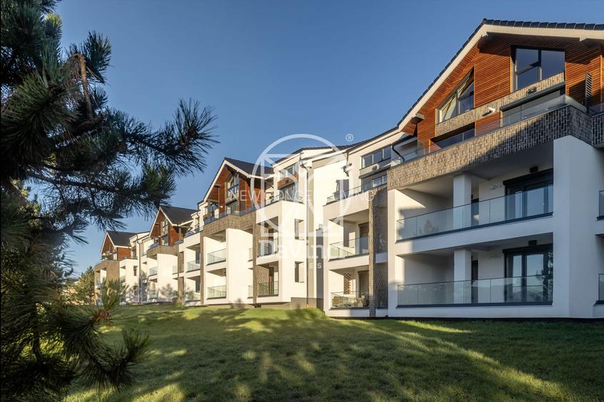 Ap. mobilat si utilat cu 3 camere - 2 bai, terasa 12.84 mp, intabulat - 14