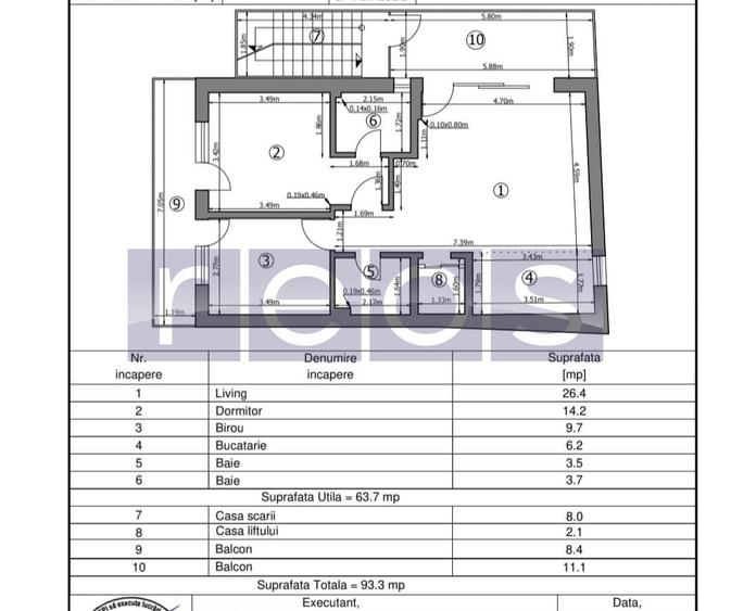VANZARE- DOROBANTI- 3 CAMERE- P+2+M - LIFT- NZEB-2024 - 13