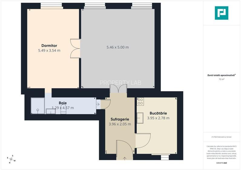 Apartament cu 2 camere,  75 mp, central, Arad - 11