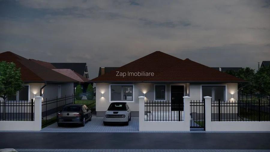 Casa 4 cam.2 băi,1 pivniță 1 dressing,500mp.teren,gard,pavaj - 8