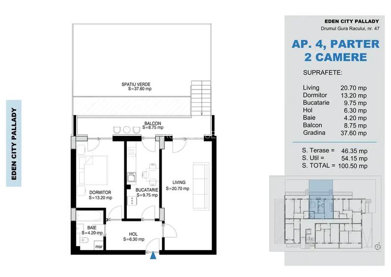 2 camere decomandat curte proprie, METROU, predare in doar cateva luni - 2