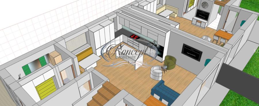 Duplex cu panouri fotovoltaice si panorama in Dambul Rotund - 10