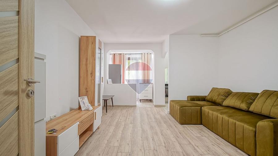 Garsonieră complet renovată de vânzare – Str. Soarelui | Parter