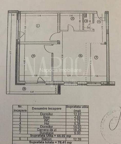Apartament 3 camere de vanzare in Floresti - 11