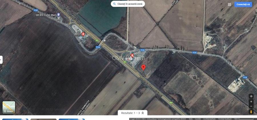 Teren de vanzare pe Autostrada A1 - km 48_OMV Petrom SA - 2