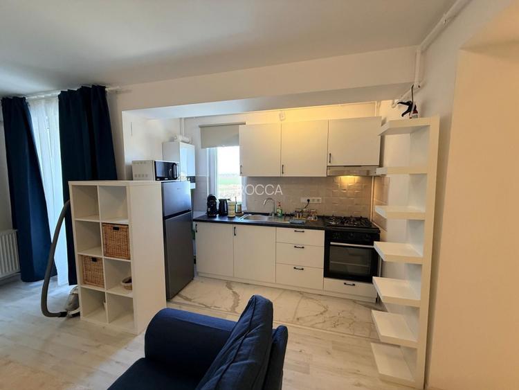 Garsoniera, 39 mp, prima închiriere, parcare, centrala, balcon, Otopeni - 4